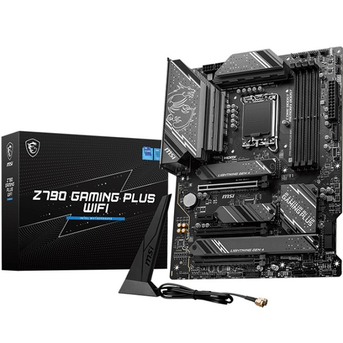 Материнская плата MSI Z790 GAMING PLUS WIFI (LGA1700/Z790/4xDDR5/3xPCI-Ex16/4xM.2/SB7.1/GLAN/Wi-Fi/BT/HDMI/DP/ATX)