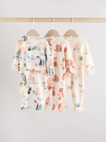 Комбинезон / Cлип для малышей Next AW3-050, 3 шт., Молочный