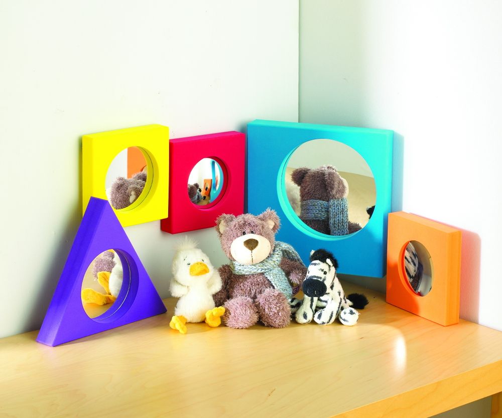 Зеркала в геометрических фигурах. Набор