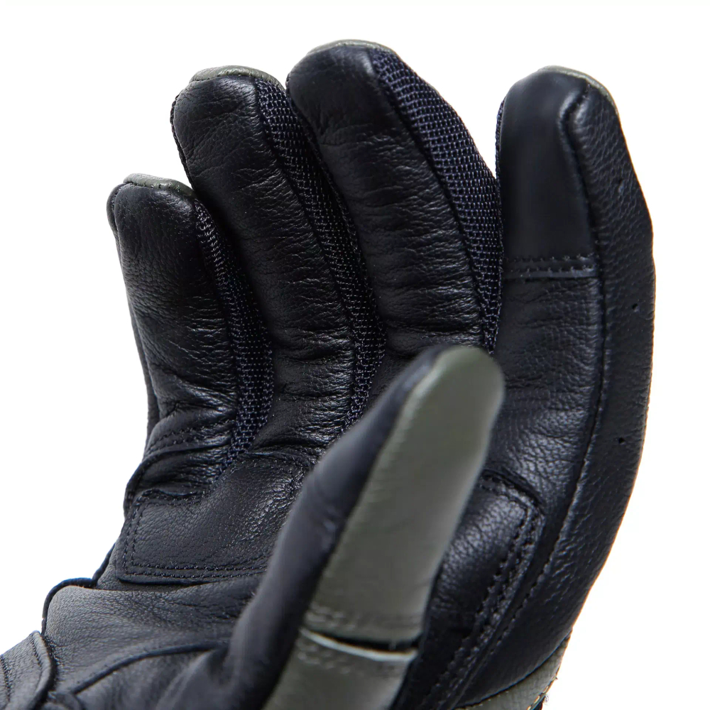 Перчатки комбинированные Dainese KARAKUM ERGO-TEK Black/Army-Green