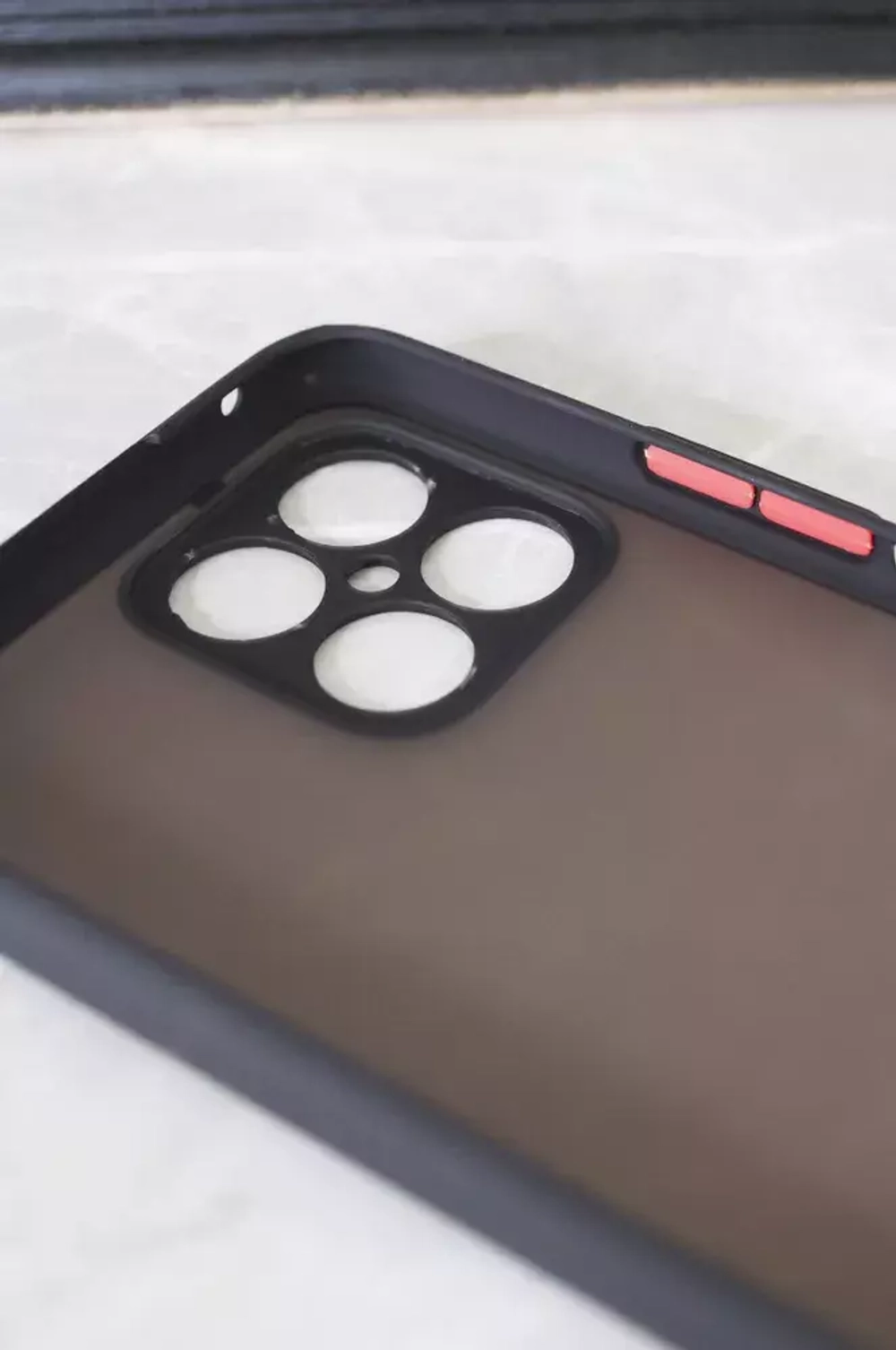 Накладка Honor X8 силикон Black