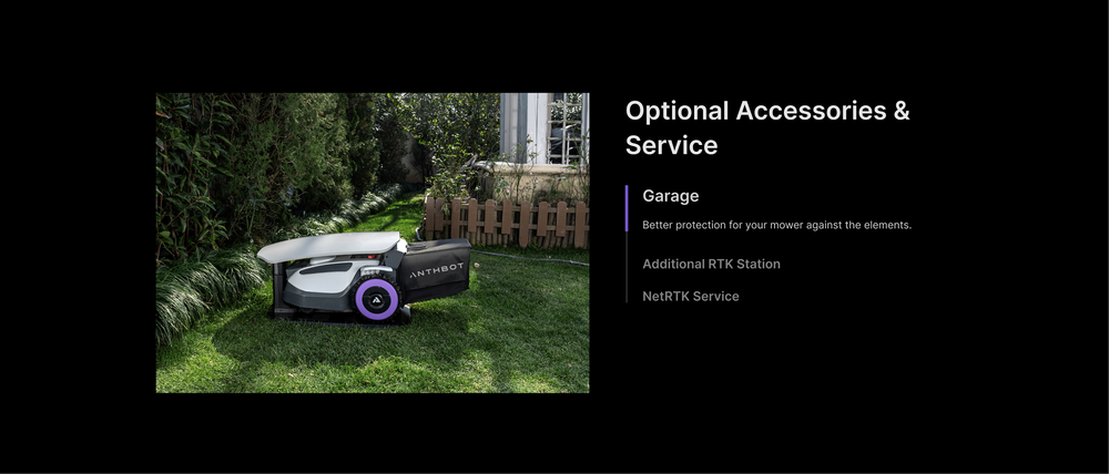 Робот-газонокосилка и сбор листьев ANTHBOT N8 RTK