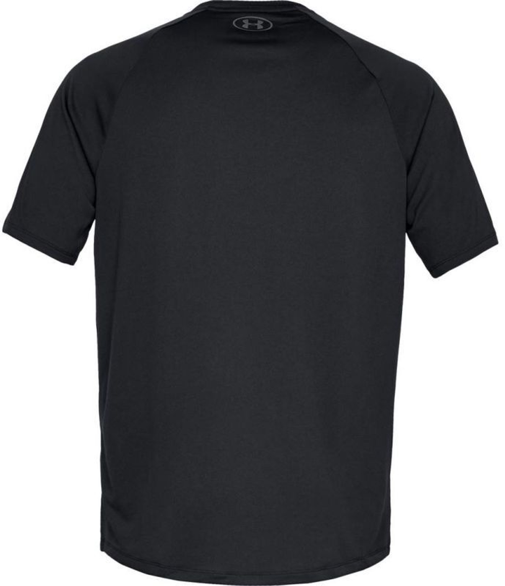 Мужская теннисная футболка Under Armour Tech SS Tee 2.0 - black