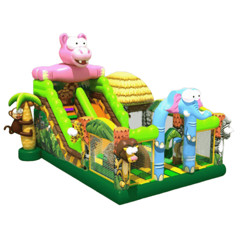 Надувной батут "Бегемотик"