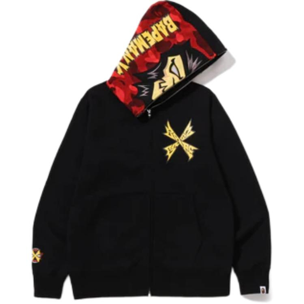 A Bathing Ape Bathing Ape Sweatshirts Cardigan Moderate No Fleece Lined Zip Closure Bap Ss26 001