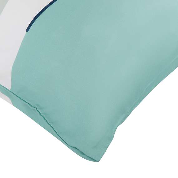 Набор из двух наволочек из сатина  мятного цвета с авторским принтом Freak Fruit, 70х70 см