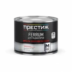 Эмаль для радиаторов ПРЕСТИЖ, акриловая,термостойкая, белая 0,4кг