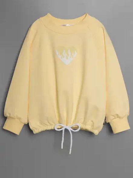 Свитшот для девочки осенний с завязками