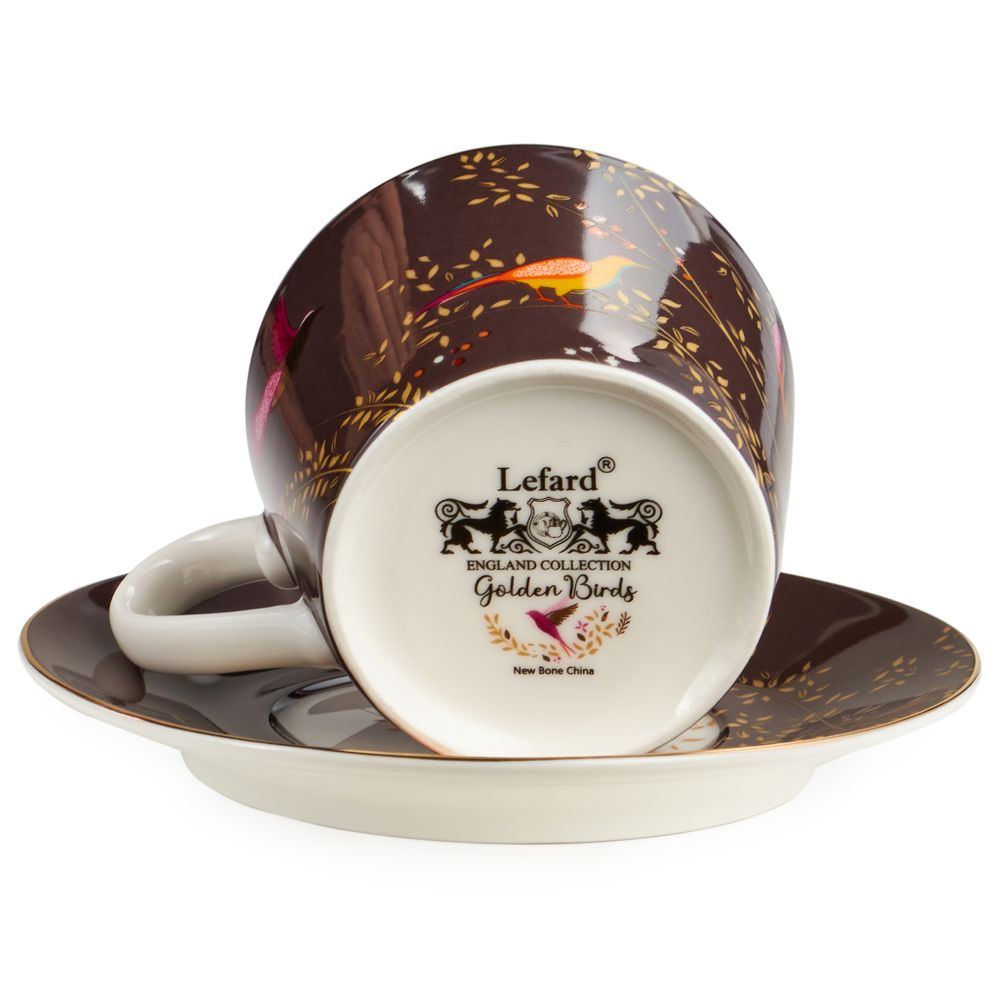 ЧАЙНЫЙ НАБОР LEFARD "GOLDEN BIRDS" НА 2 ПЕР. 4 ПР. 220 МЛ (КОР=12НАБ.)