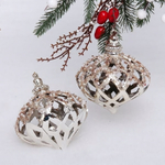 Набор украшений SHINE "Magic lamp" 8,8х10,4см 2шт. light champagne