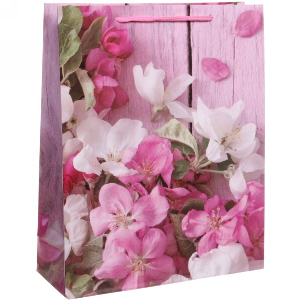 Пакет подарочный «Цветочная феерия» 26*32*10 см