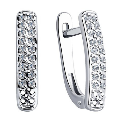 Серьги Au 585 (1021307)