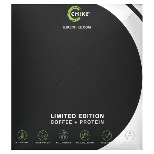 Chike Nutrition, Кофе с высоким содержанием протеина, чай латте, 12 пакетиков по 33 г (1,15 унции)