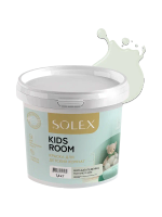 SOLEX Краска для детских комнат KIDS ROOM цв.Мятный леденец (Pantone 12-6208) 1,4кг (ИжСинтез)