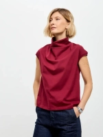 Футболка дизайнерская с цельнокроеным воротником