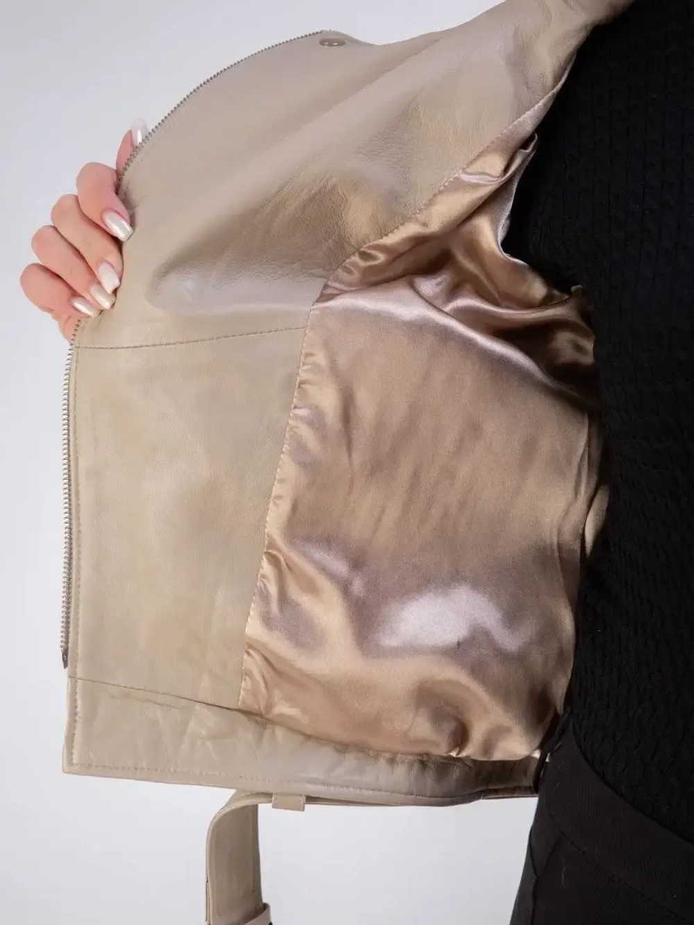 Косуха женская из натуральной кожи Турция