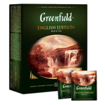 Чай Greenfield English Edition черный цейлонский, 100 пакетиков