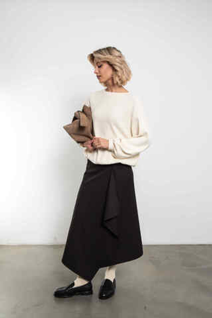 Юбка Мелодия формы (черная)