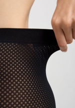 CONTE TWIST Колготки женские с ажурным геометрическим рисунком «ромбы»