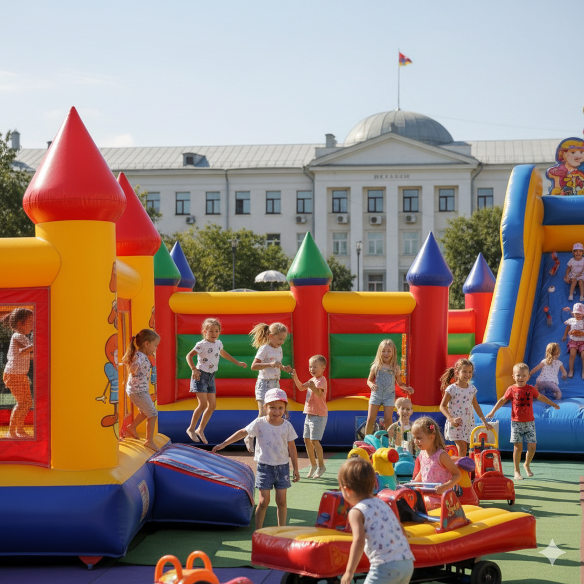 Надувной батут купить в Камышине недорого от БатутМастер 🎉