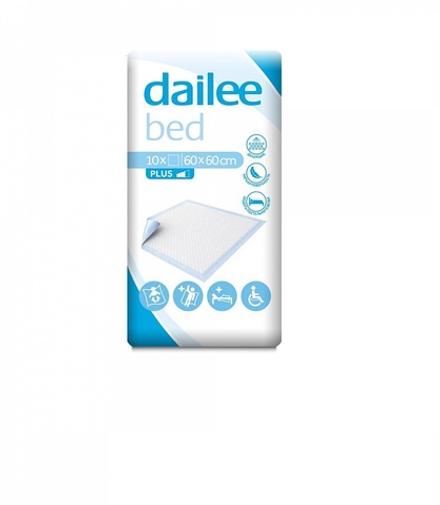 Dailee Пеленки впитывающие 60*60,10 шт