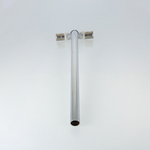 Пресс-фитинг – тройник с хромированной трубкой 15 мм, 16х15х16, 30 см