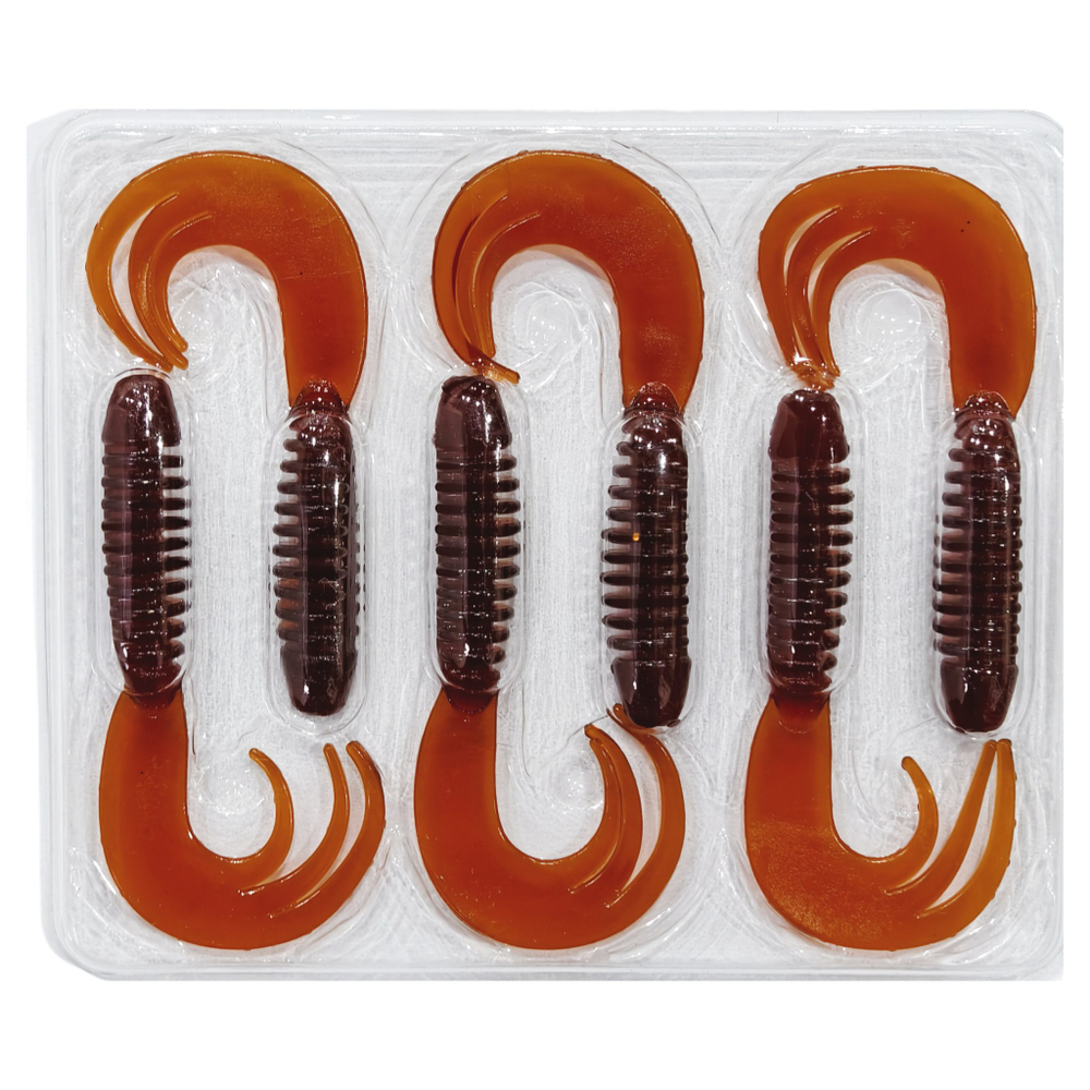 Силиконовая приманка KAIDA 6,3см №34