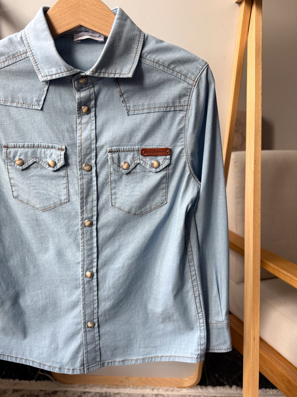 Хлопковая рубашка Dolce & Gabbana, 110