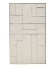 Большая картина Klis, 200х120 см, белый лен