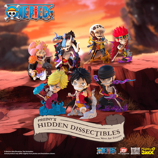 Рандомная фигурка Blind Box Mighty Jaxx One Piece Wano Country Ghost Island War Series
