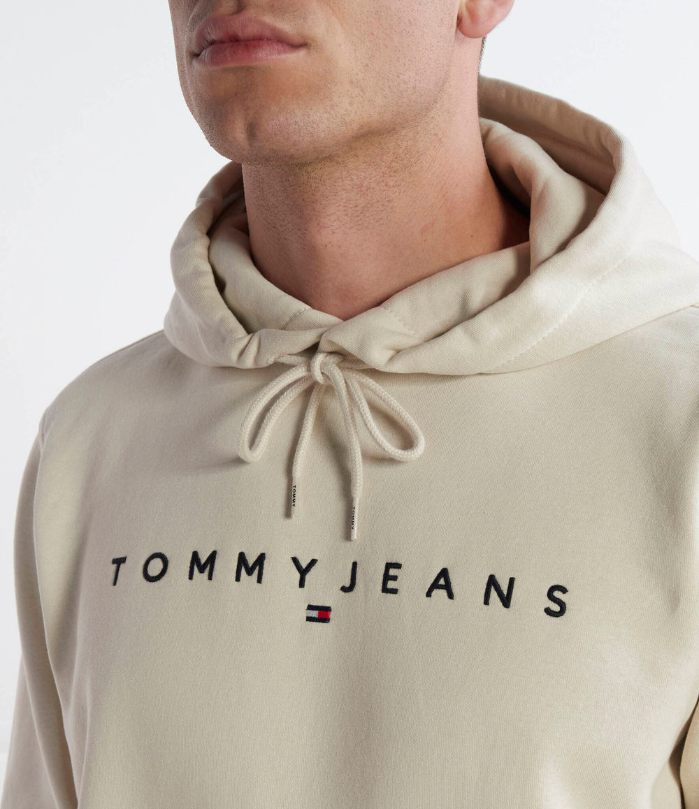 Худи LINEAR LOGO HOODIE EXT Tommy Jeans - бежевый(DM0DM17985)
