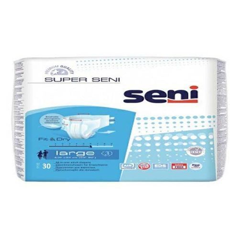 Подгузники Seni super L №30