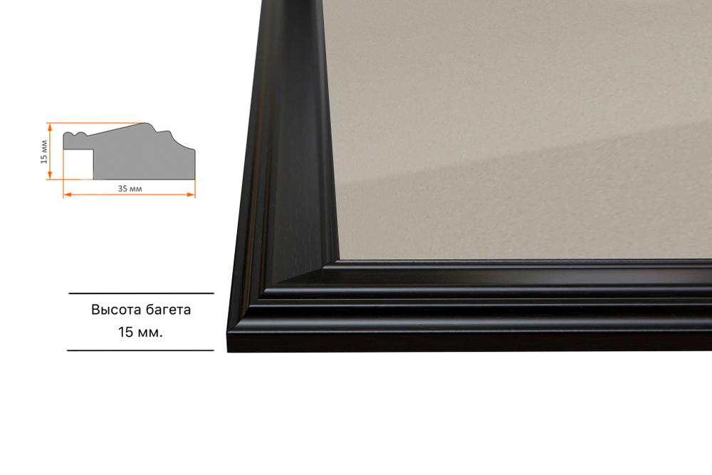 Рамка 45x95 для постера и фотографий RPS0893515-07(9005)