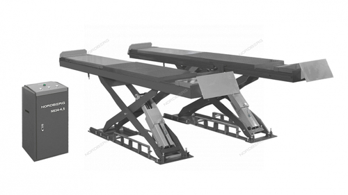 Подъемник 380В ножничный для сход-развала 4,5 тонн (серый) NORDBERG N634-4,5G