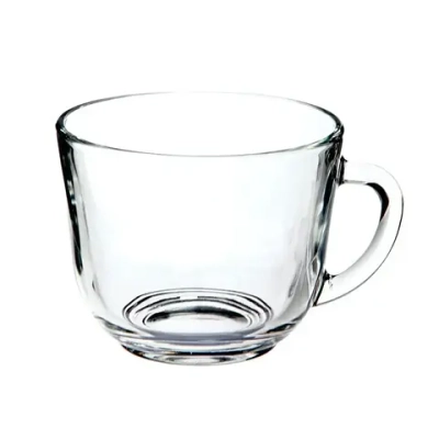 Кружка стеклянная 200мл «Гламур» 07с1337