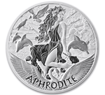 1 доллар 2022 год. Афродита . Тувалу. Боги Олимпа