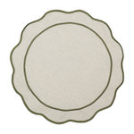 Салфетка под приборы Anemone 38 см | оливковый