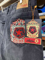 Джинсы прямые широкие трубы от Savitar Shoes Company