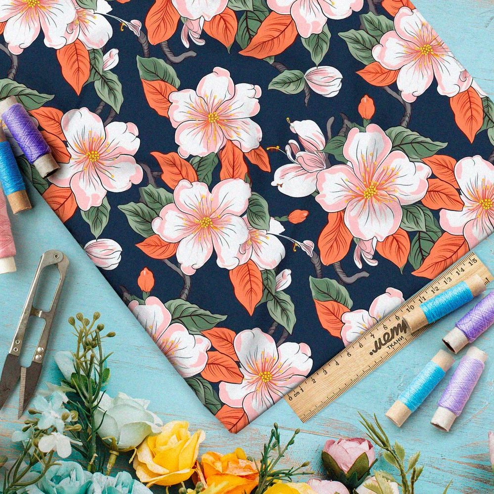 Ткань премиум бифлекс эффектный штрих