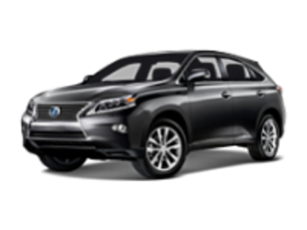 Багажники на Lexus  RX III 2009-2015 на рейлинги