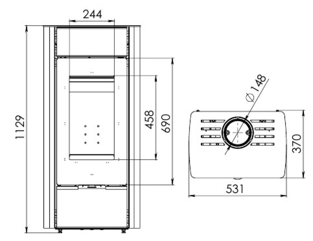 Печь-Камин Нарочь В