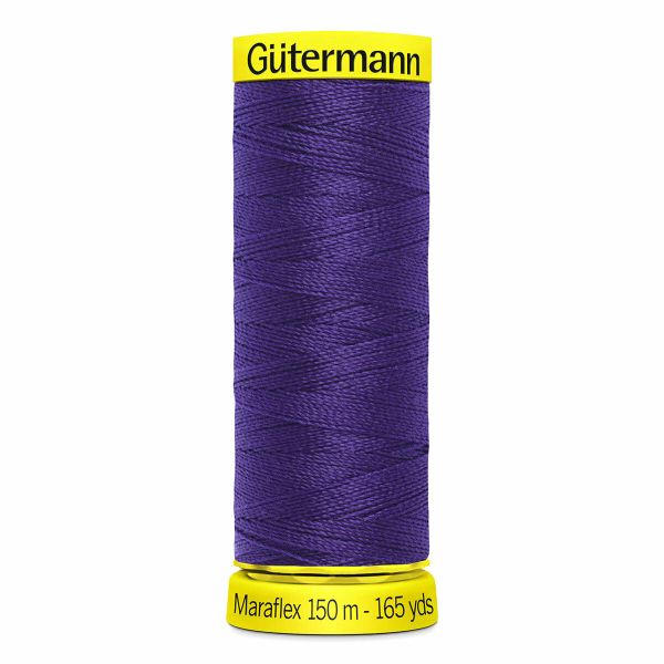 Нитки для трикотажа Gutermann Maraflex 120 (150 метров), 5 кат. | 373 т.фиолетовый