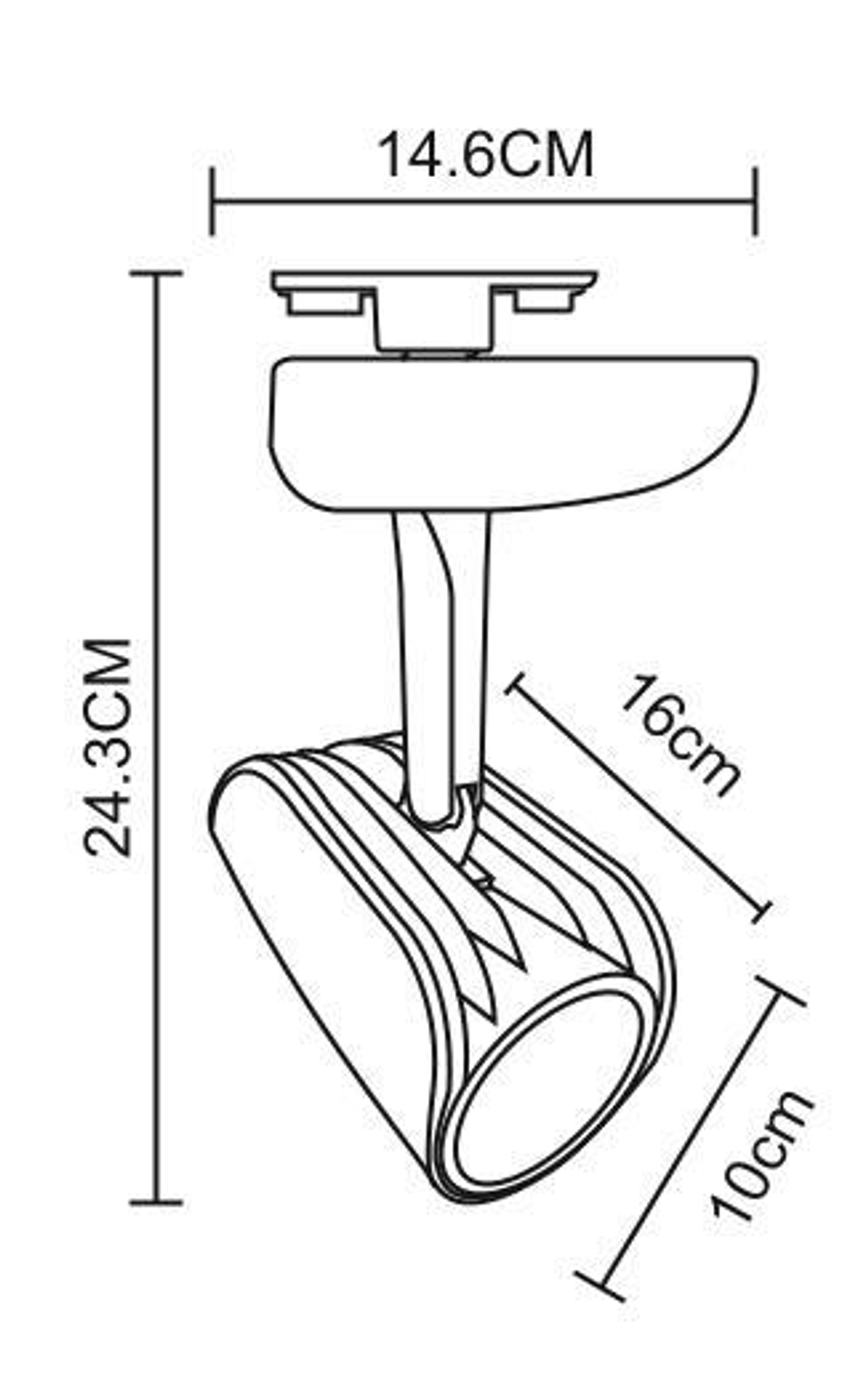 Светильник потолочный трековый Arte Lamp Lynx A3930PL-1WH