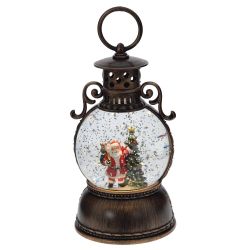 GAEM Изделие декоративное "Фонарь" (подсвет, муз, вьюга, 3хААА н/п +USB), D 10 см, L11 W11 H24 см