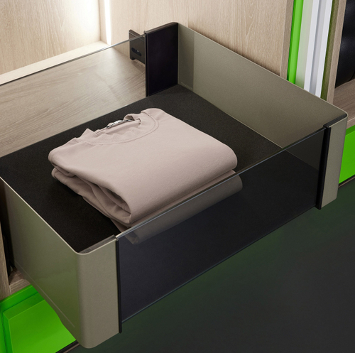 Полка внутренняя выдвижная 320 мм, Конеро, H 168, без дна, передней и задней стенок, 1 шт, цвет ШАМП