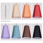 Pendant design lamp  Maya by Almerich (3 lampshade )