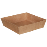 Контейнер бумажный Ant Box Kraft с крышкой 750 мл 15- 15 (150x150x80) 1/300