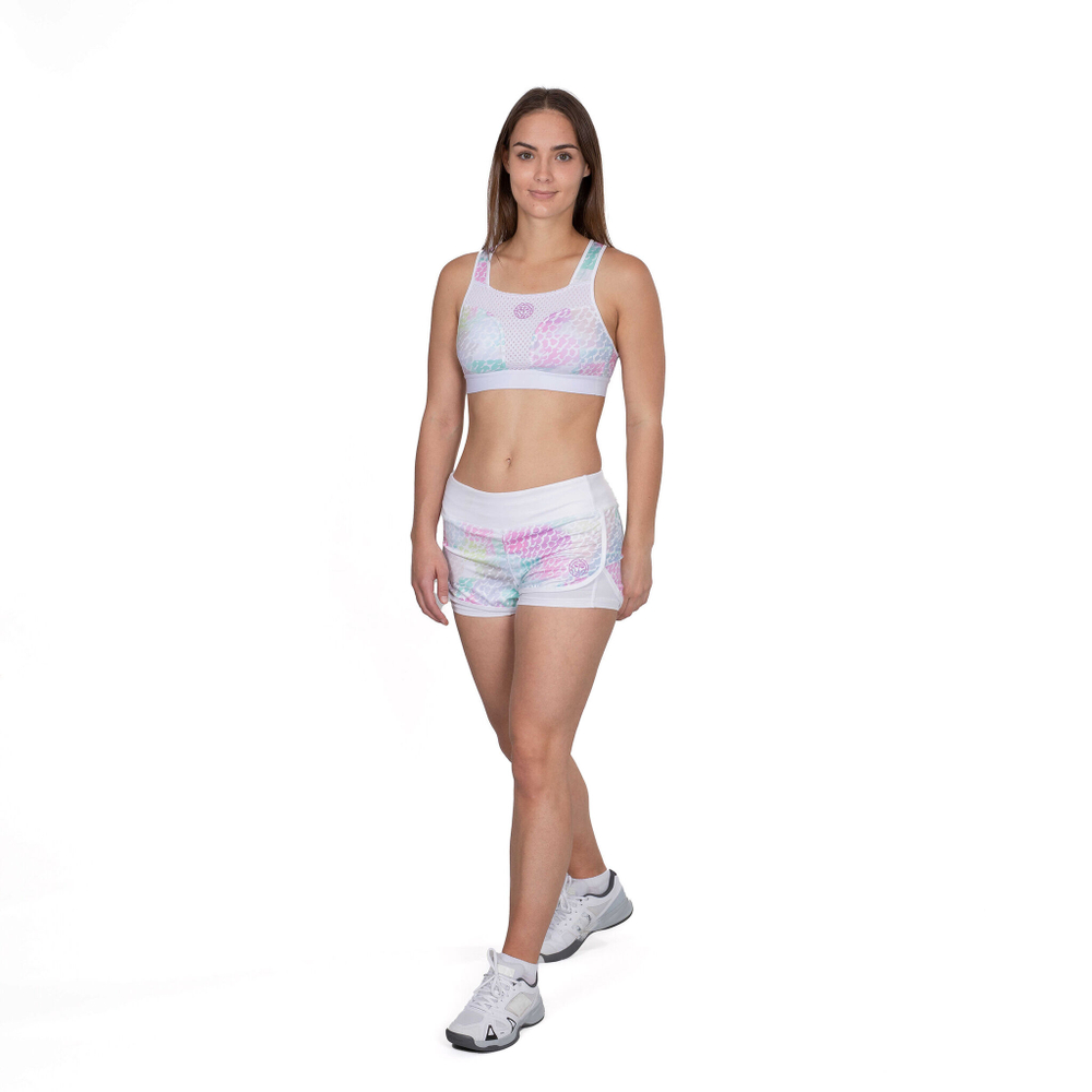 Женские теннисные шорты BIDI BADU Sua Tech 2in1 Shorts Women - White, Pink