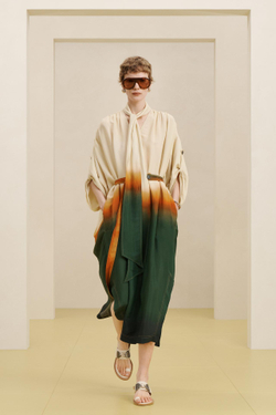 ZARA ПЛАТЬЕ С ПРИНТОМ, РАЗНОЦВЕТНЫЙ