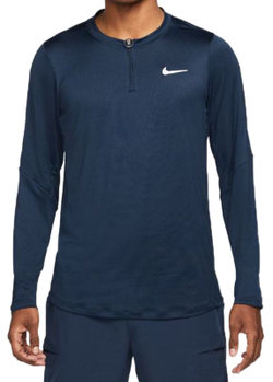 Мужская теннисная футболка теннисная Nike Dri-Fit Adventage Camisa M - небесный